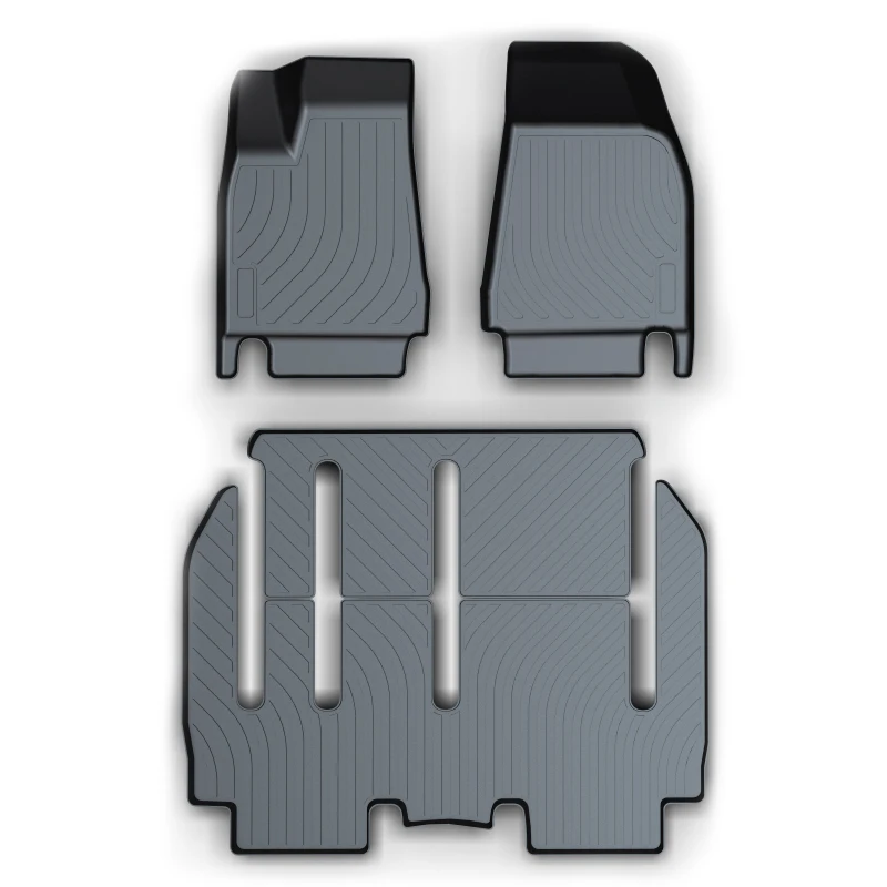 Hot sale TPE full set floor mat for Tesla model X foot mat for 7-seater TX-1001