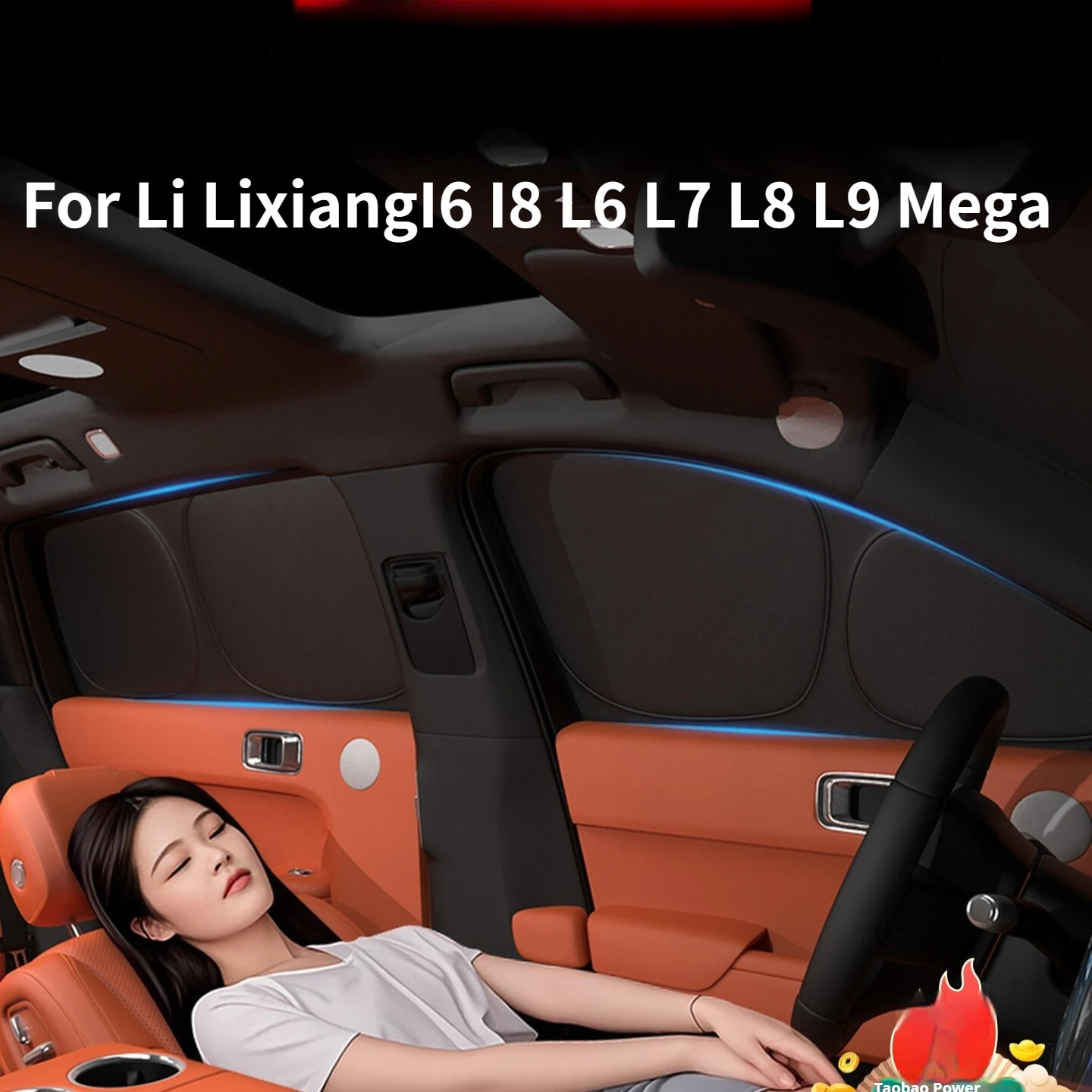 

ForLi Lixiang I6 I8 L6 L7 L8 L9 Mega Car Window Sunshade Sun Protection Heat Insulation Blackout Curtain Front Windshield Sun