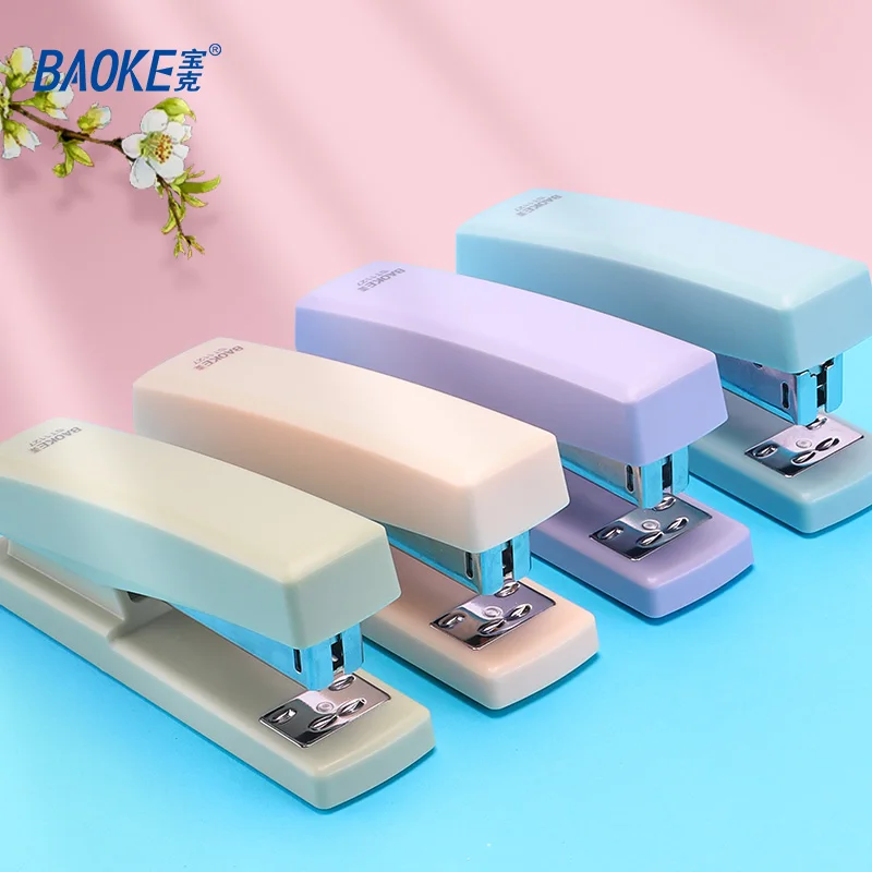 BAOKE ST1127 Colorful Office School Stapler