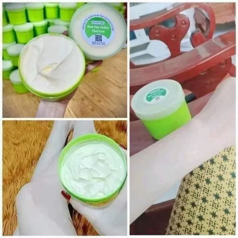 Kem Tẩy Trắng Da, Dưỡng Ẩm Kem Tẩy Trắng Body Thái Lan Chuyên Spa Hũ Xanh 500G, Chất Kem Xịn Thơm Mịn, Giúp Da Trắng Hồng 500ml