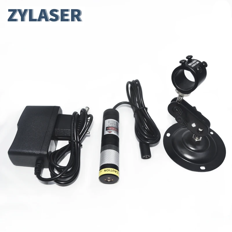 Focusable Waterproof Dot/line/Cross Line 850nm Infrared IR Laser Module Invisible Laser (Free with Bracket and Adapter)