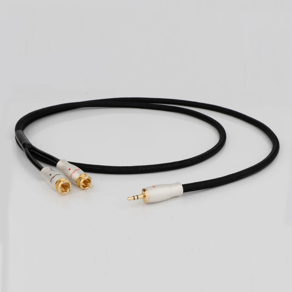 HIFI 2,5 mm symmetrisches Audiokabel auf 2 Cinch-Signalkabel AUX-Leitung Kopfhörerverstärkerleitung 2,5 mm Stecker auf 2 Cinch-Stecker – Detail 11