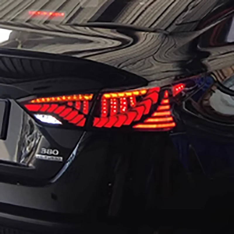 19-22 Models of ALTIMA Teana Modified LED Dragon Scale Driving Brake Double Reversing Fog Light Rear Tail Light Assembly