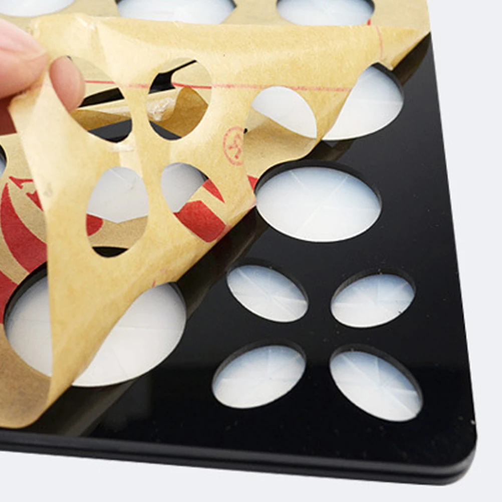 منظم فرش المكياج لتجفيف الهواء، رف تجفيف مدمج أسود للنساء والفتيات يحافظ على شعيرات سفلية بعد الغسيل، محلول سريع الجفاف