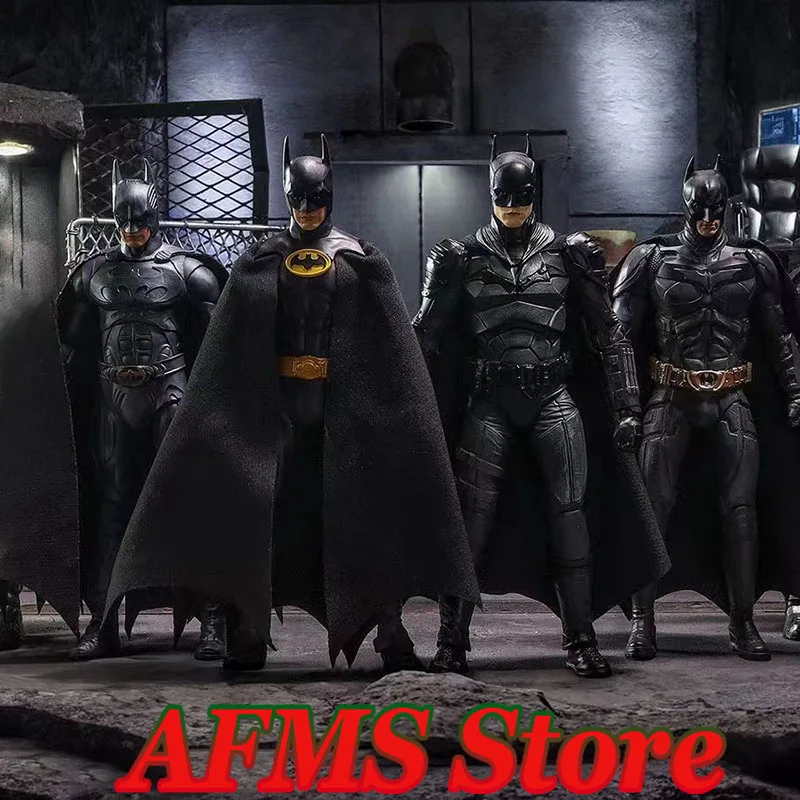 

6PC 1/12 Men Soldier Dark Knight Bat Hero City Defender Full Set Action Figure Model Best Fans Collection Gift Dolls