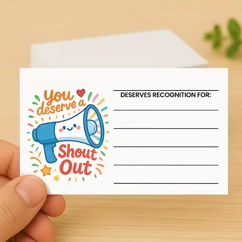 30/60 cartes de motivation pour les enseignants, les étudiants et le personnel ! Cartes de récompense colorées pour la motivation, la gratitude et la reconnaissance