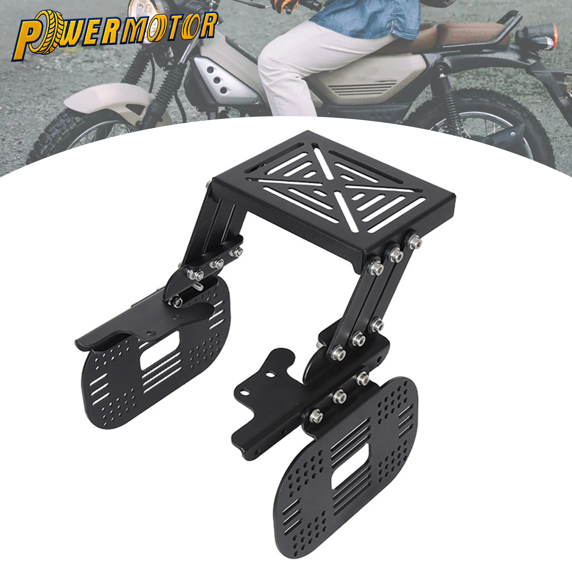 

For Yamaha PG-1 PG1 Motorcycle Foldable Tail Box Mount Bracket Rear Luggage Rack Extendable Support Bracket Modified Accessories