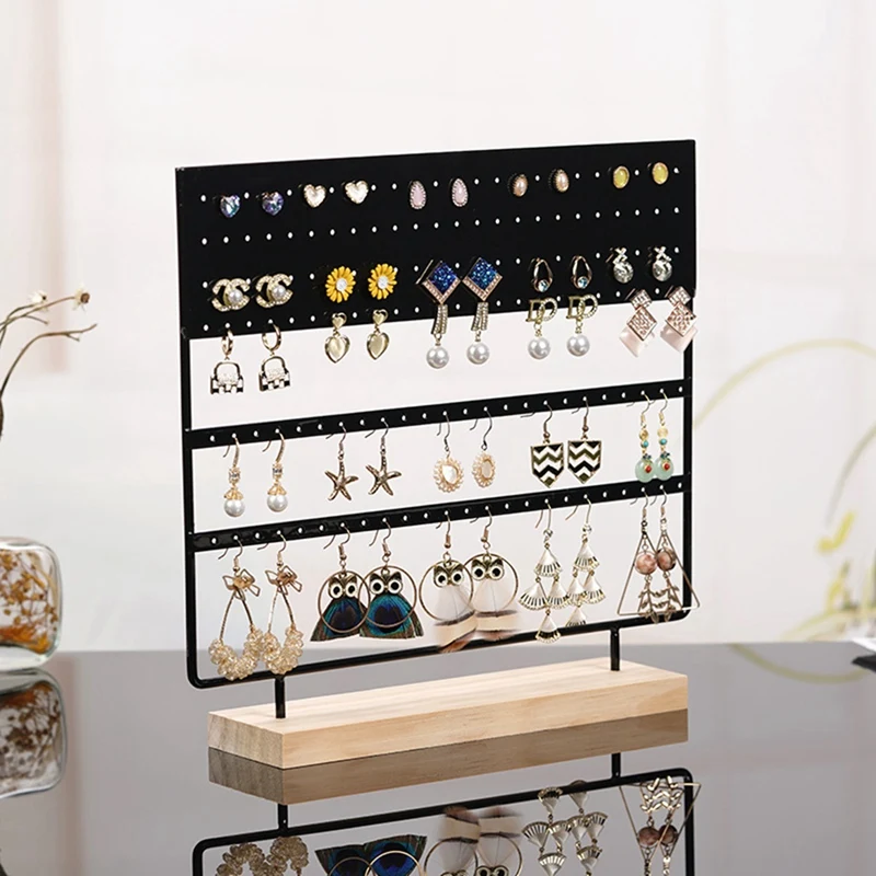 Jewelry Rack Desktop Earring Ring Stand Necklace Jewelry Display Stand Rings Jewelry Stand