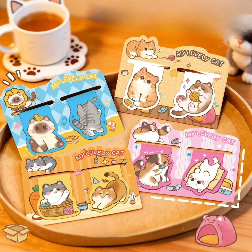 Bookmark Magnetic Clip - 2Pcs/Set Cute Cat Magnetic Bookmark Soft