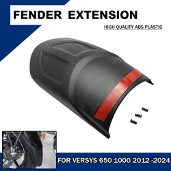 For Versys 650 1000 2010-2019 2020 2021 2022 2023 2024 Motorcycle Front Wheel Mudguard Fender Rear Extension For Kawasaki KLE650