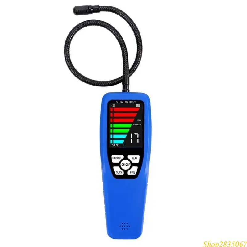 Portable HVAC Refrigerants Leak Detectors Heated Diode Sensors with Fllexible Probes 831F