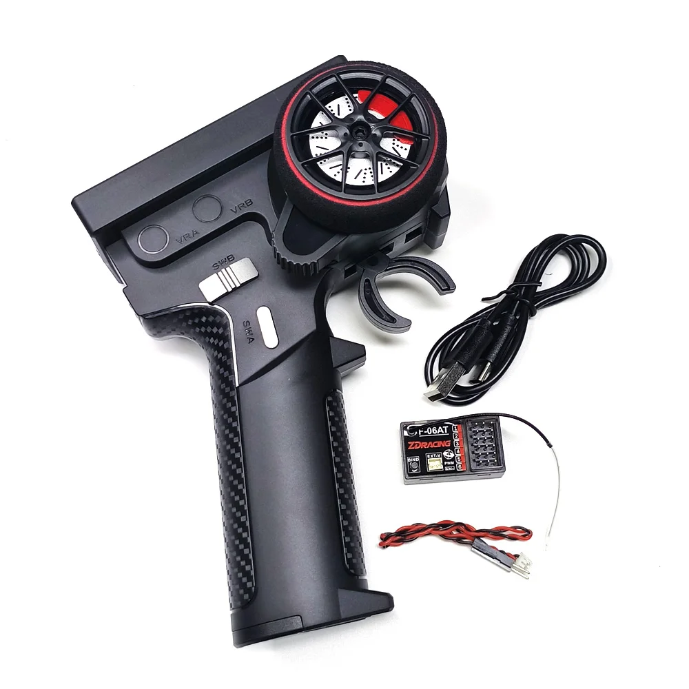 Originele ZD RACING 6CH 2.4G afstandsbediening en ontvanger voor RC voertuigen Crawler auto boten tank speelgoed