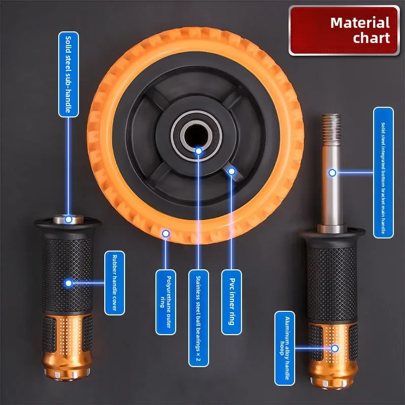 

2025 подшипник колеса для брюшного пресса, колесо для мышц живота, мужская тренировка мышц живота, тонкий жилет для живота, домашнее оборудование для фитнеса