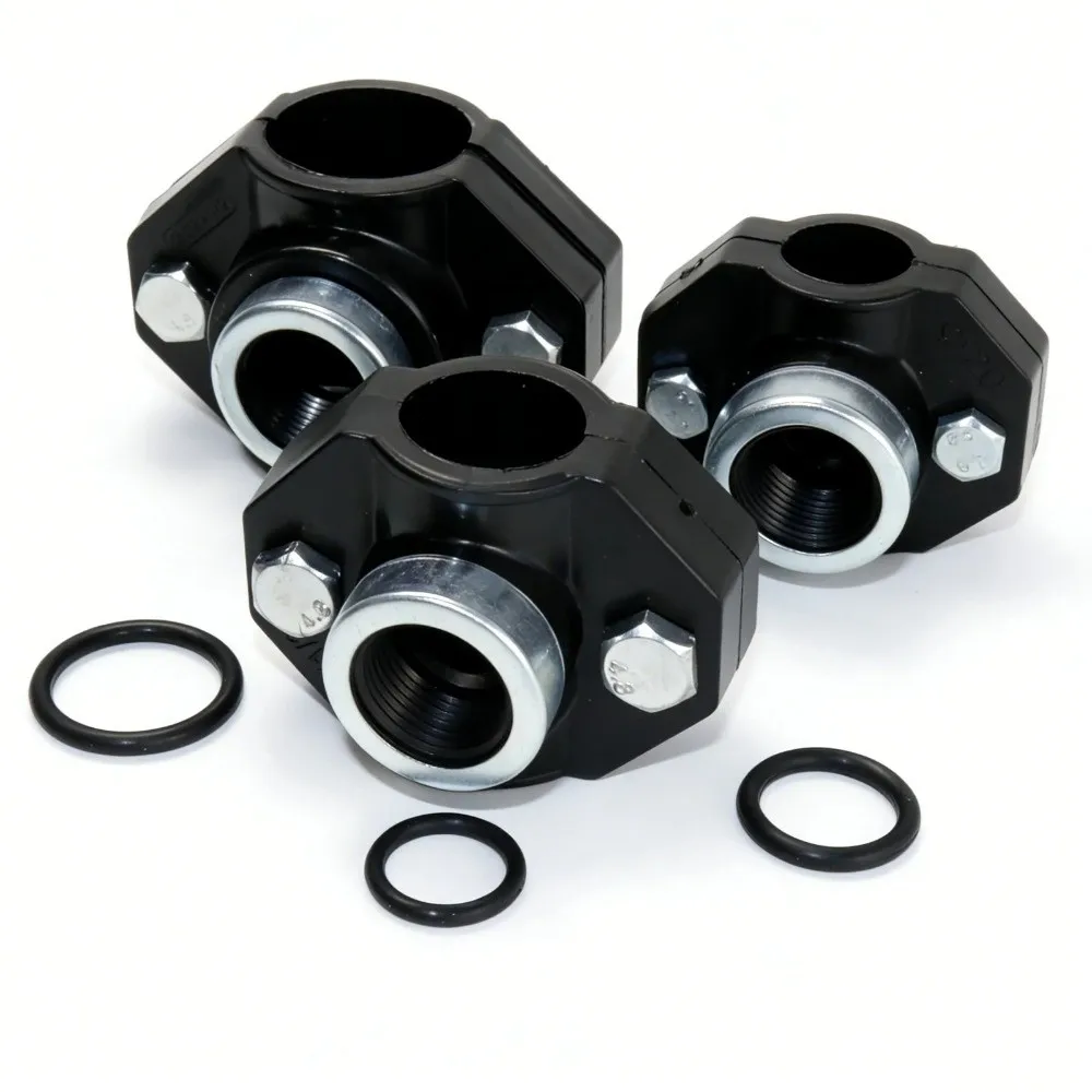 Female Thread Pipe Clamp Three Way Saddle Internal Thread Water Splitter Reducing PVC Water Pipe Reducing Coupling PE Water Pipe