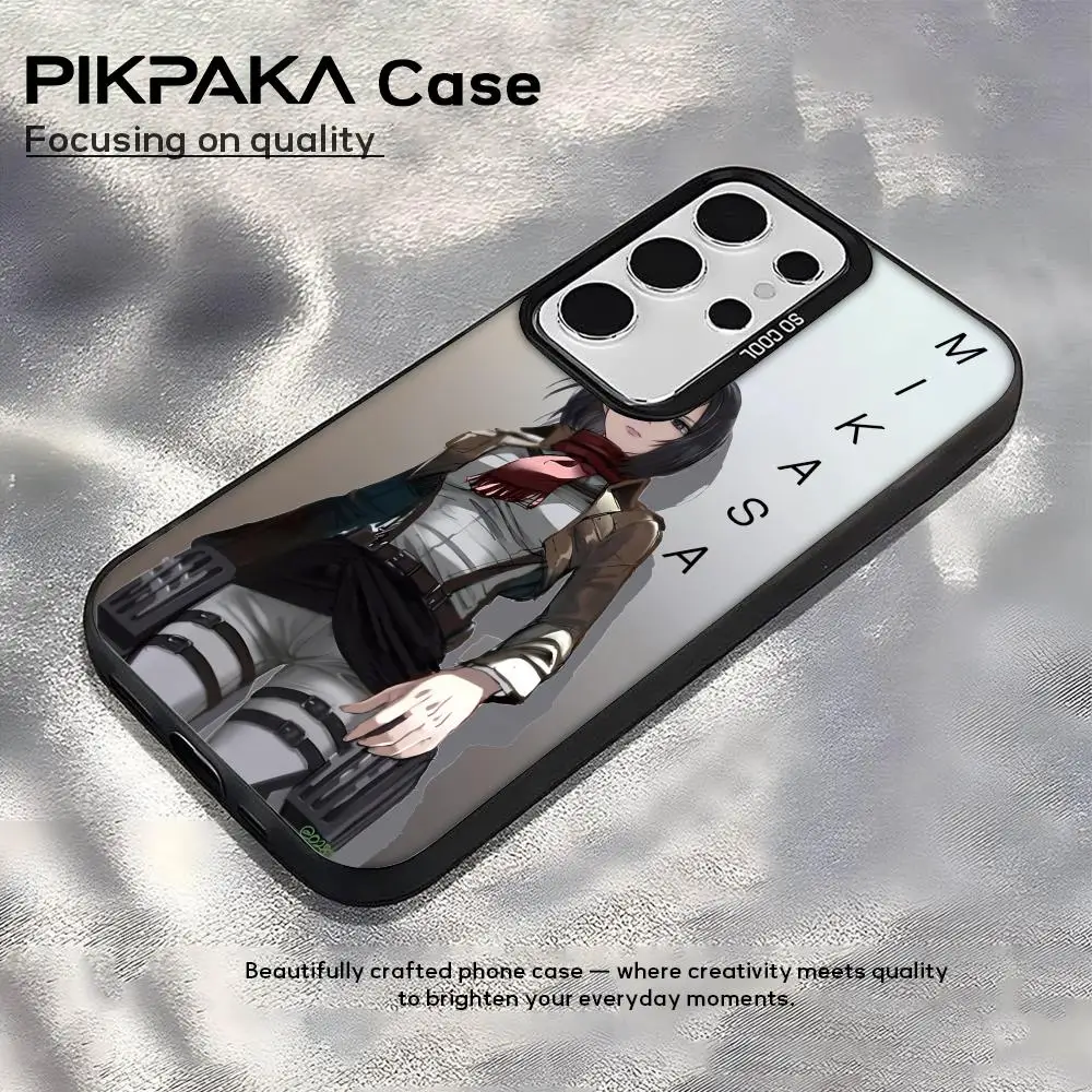 Japan anime A-Attack on TitanS Phone Case For Samsung Galaxy S25 Edge S24 S23 S22 S21 S20 Ultra Funda Silicone Silver cover