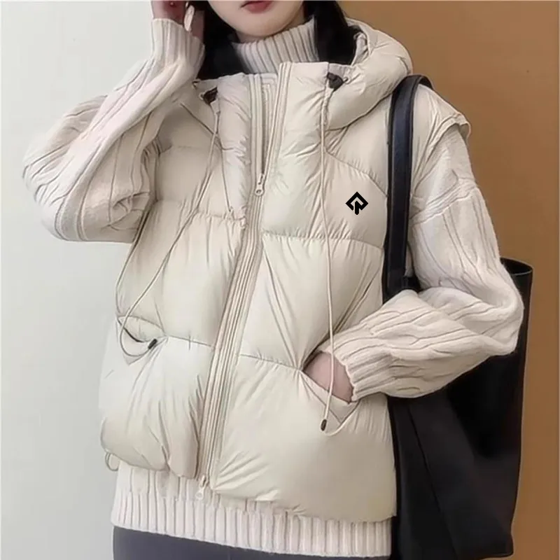 Autumn Winter Golf Wear Women 2024 Korean Authentic Golf Vest Fashion Casual Coat New Down Cotton Padded Vest Women Golf Clothin