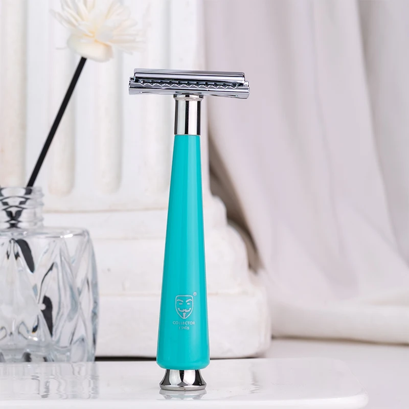 

Высококачественная бритва для бритья, безопасная бритва для мужчин, металлическая ручка, сменное лезвие, станок для бритья