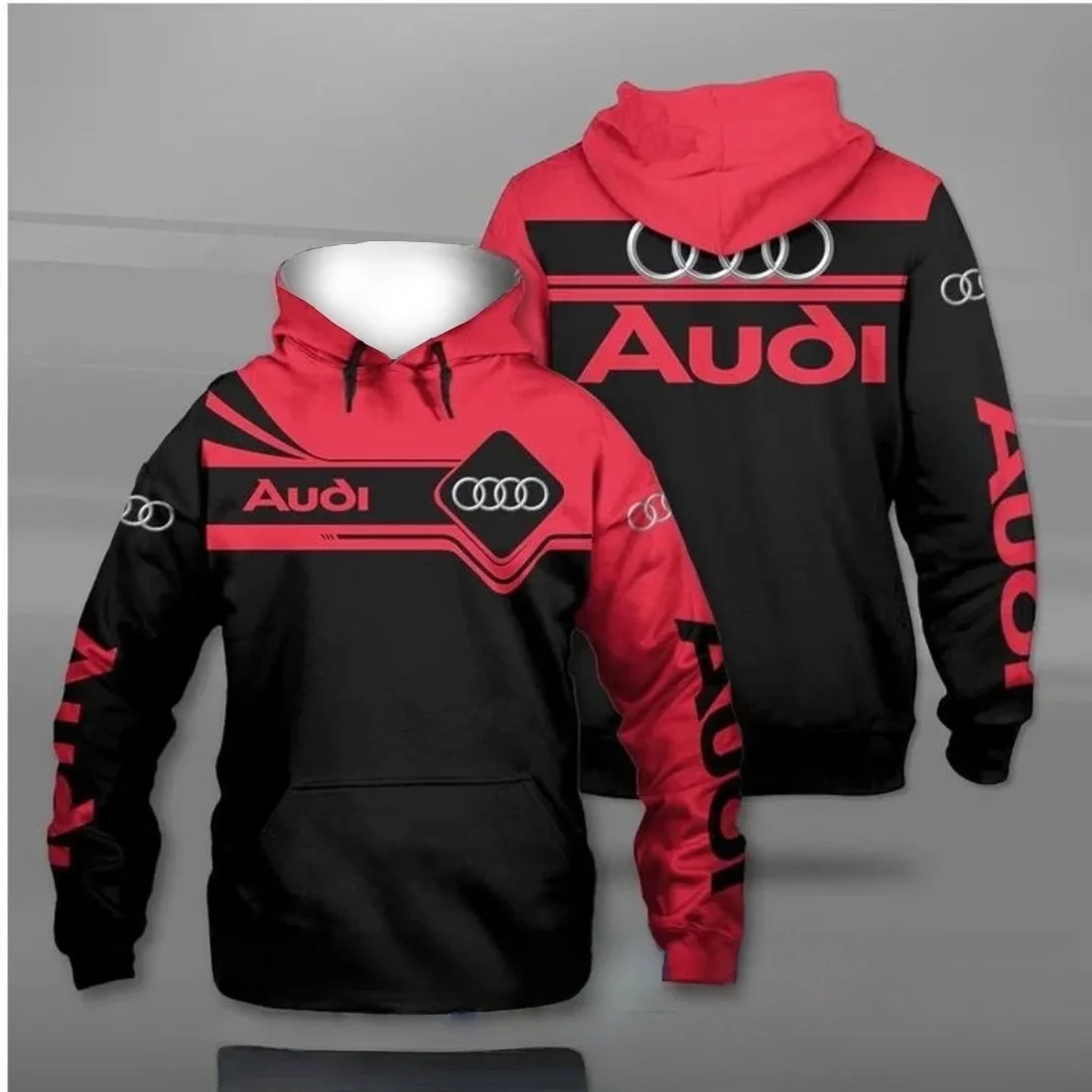 Audi's New Model Of Popular Breathable And Comfortable Hooded Sweatshirt, Outdoor Sports Breathable Hooded Sweatshirt