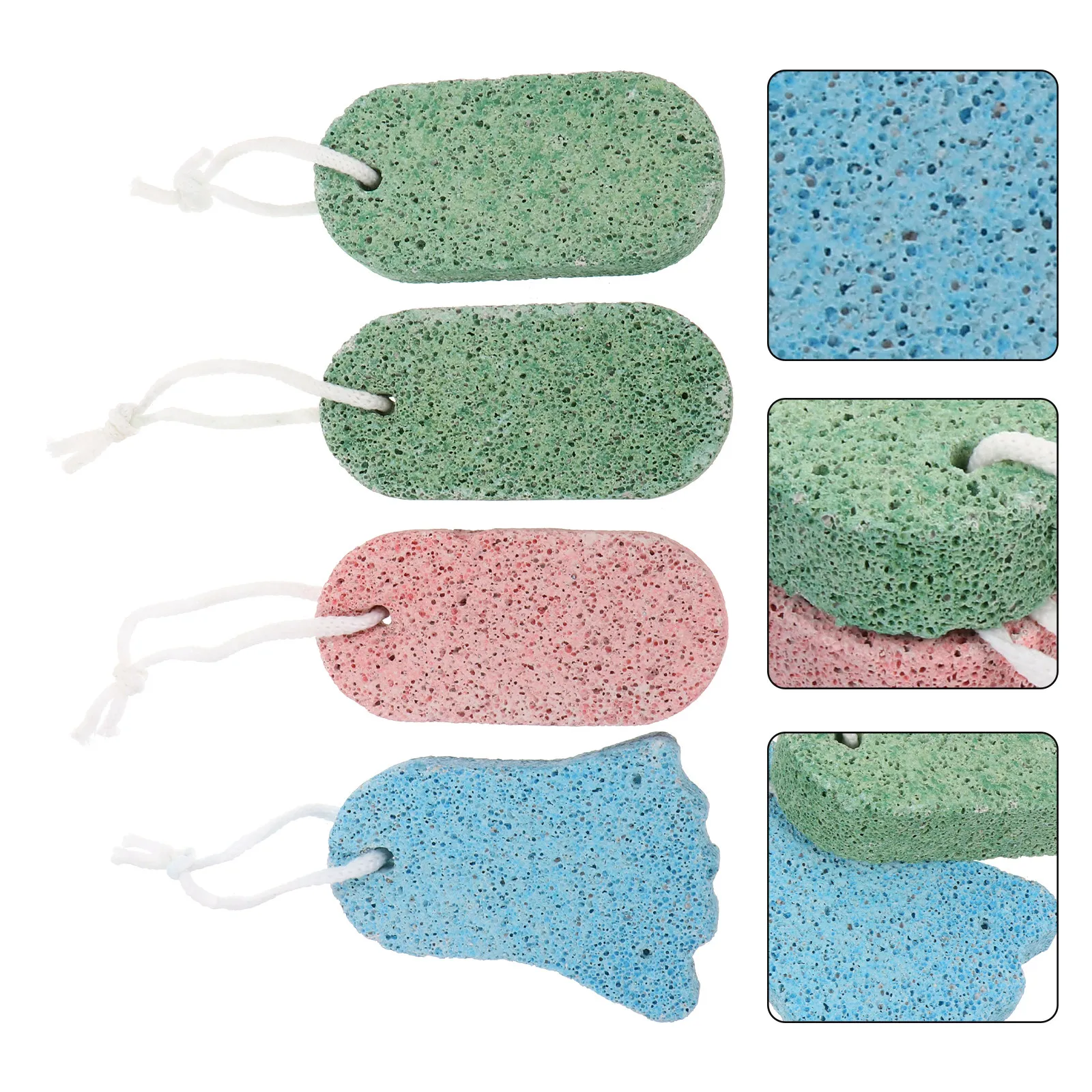 

4Pcs Handheld Foot File Tool Safe Exfoliating Trimmer for Callus Dead Skin Removal Pedicure Foot Care Tool Compact Design