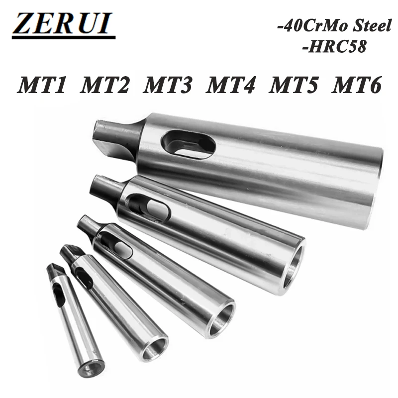 

ZERUI Reducing Drill Sleeve MT1 MT2 MT3 MT4 MT5 MT6 Morse Taper Sleeve Drill Sleeve Arbor Morse Taper Adapter Reducing