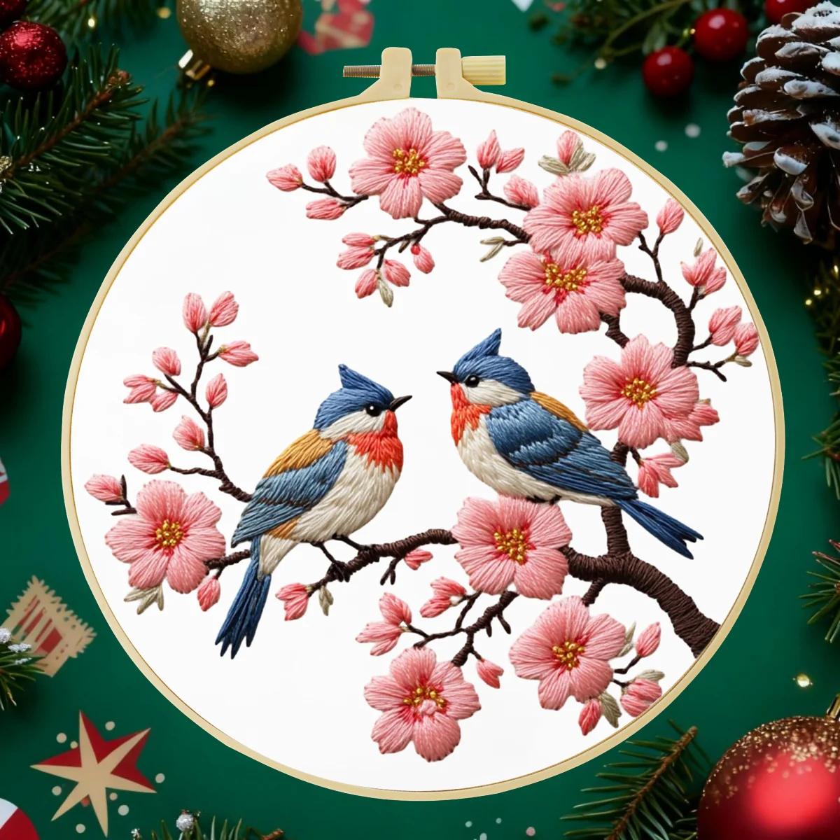 1pc 20X20CM/15X15CM  Embroider - Embroidery Art Painting ulasan dan harga