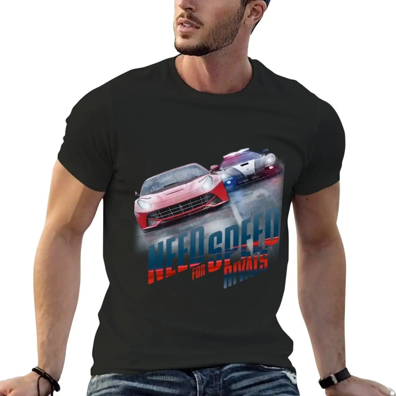 NFS Rivals T-shirt heavyweights oversizeds customs design your own customizeds heavy weight t shirts for men