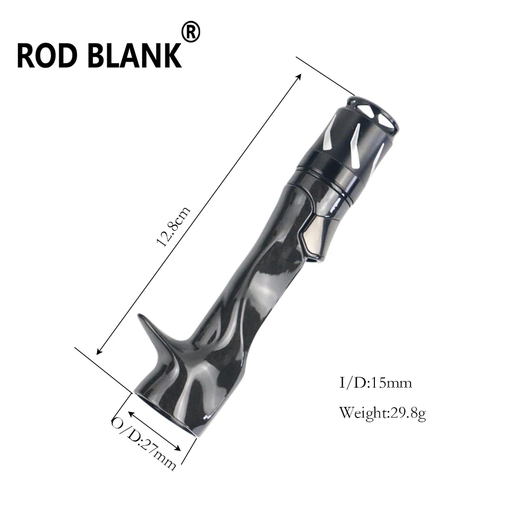 Rod Blank 1Pc New Carbon Fiber Reel Seat Spinning Casting Reel Seat Fishing Rod Building Component Rod DIY Repair Accessores