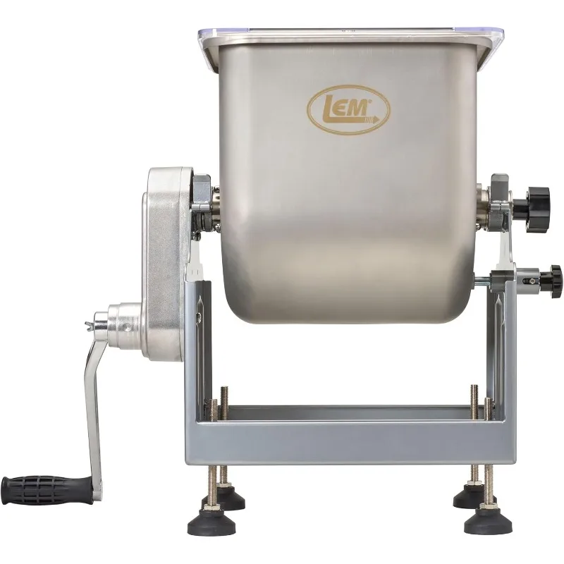 

25 Pound Capacity Tilt Meat Mixer, Stainless Steel, Motor or Grinder Not Included,12"D x 10.75"W x 12"H