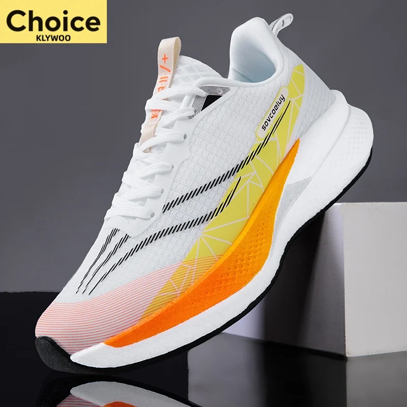 Marathon-Laufschuhe für Herren, Sport-Carbonsohle, atmungsaktiv, leicht, bequem, Damen-Sportschuhe mit Dämpfung und Stabilität – Detail 5