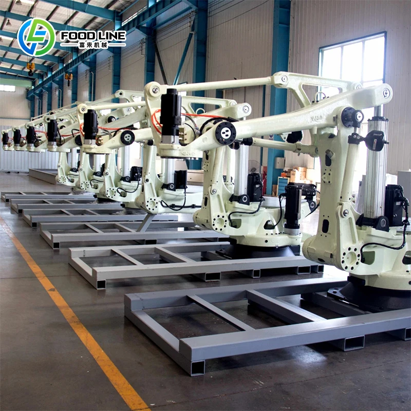 Molded Wood Pallet Making Machine, Brick Stacker, Stretch Pallet Wrapping Machine