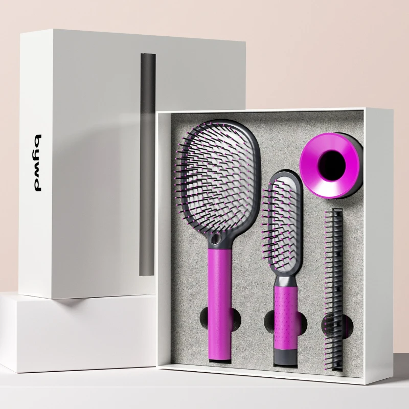 

4PC/Set Women's Airbag Comb Long Hair Special Air Cushion Comb Household Anti-static Fluffy Portable Scalp Pressing Massage Comb