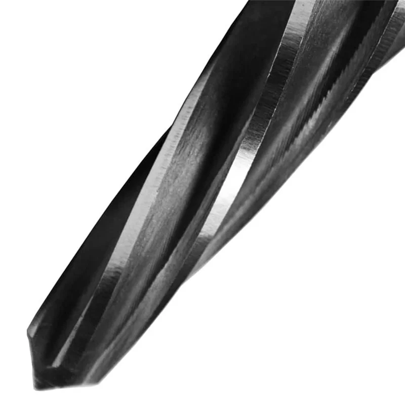 5/8Inch Spiral Flute Reamer with 1/2 Inch Shank, M2 HSS Bridge/Construction Reamer Taper Chucking Reamer Drill Bit