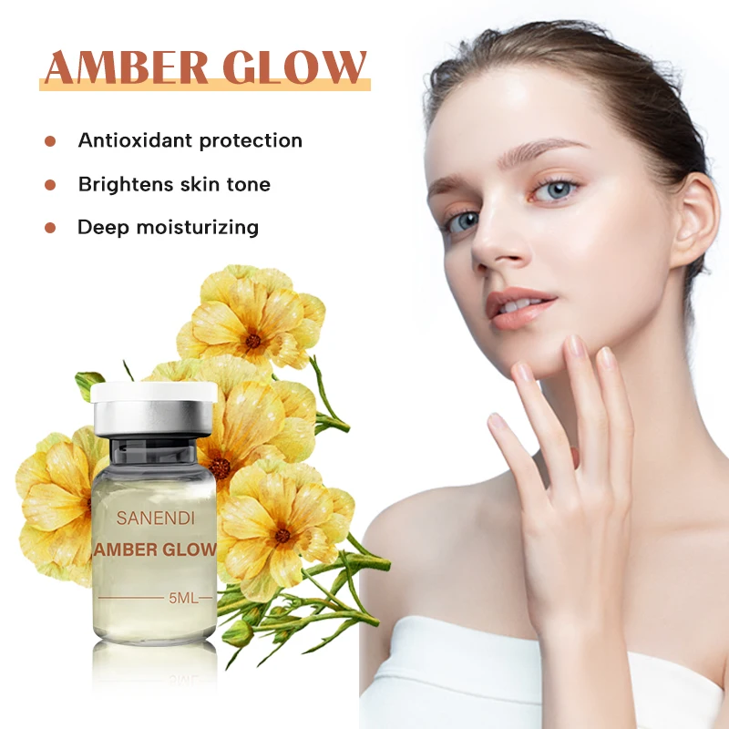 

Korean 5ml Skin Anti-Wrinkle Face Cosmetology Collagen Whitening Cocktail Skin Mesoheal Pink Glow Liquid Booster Ampoule
