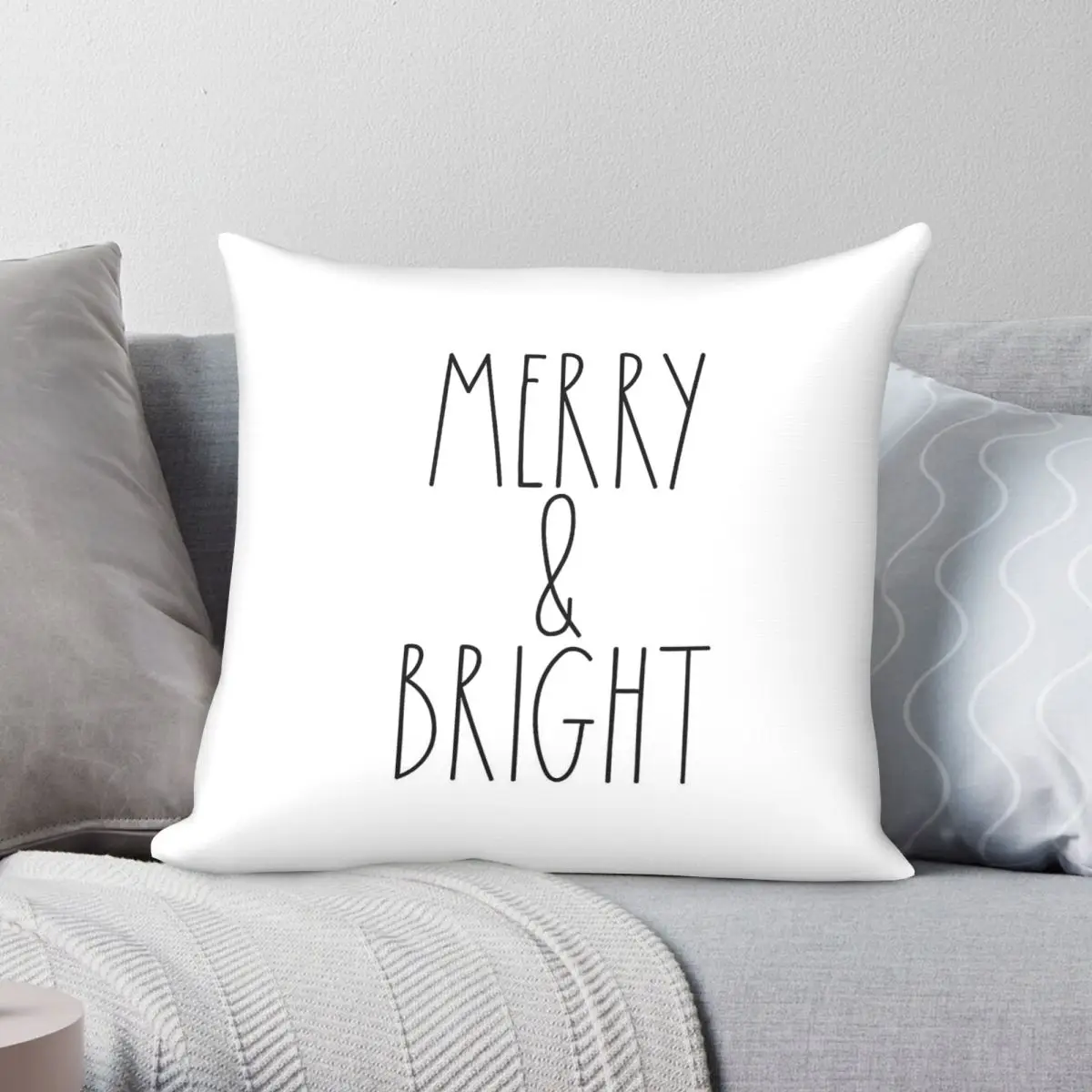 Merry Bright Pillow Cover 1