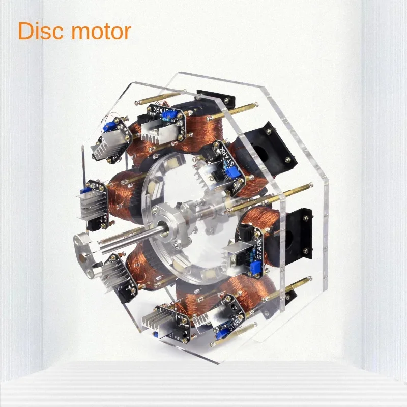 8-level large Bedini motor brushless motor disc motor high power motor pseudo perpetual motion machine Educational Toys