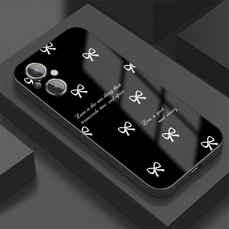 

Для One Plus Ace Pro противоударный мягкий чехол для телефона Oneplus Ace 3 2 Pro с милым бантом и узлами, защитный чехол от падения