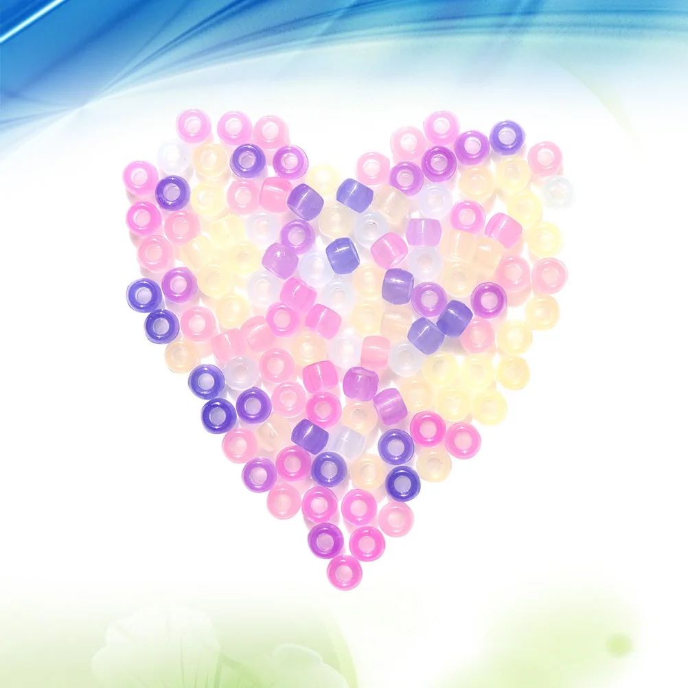 500pcs Color Changing Beads Uv Reactive Translucent To Multicolor Sun Sensitive For Diy Jewelry Making Craft Uv Plastic Beads