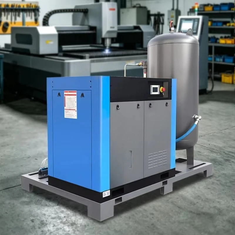 Heavy Duty High Pressure Compressor Complete For Furniture Factory Large Area Metal Spray Painting Sandblasting Jobs