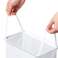 Foldable Wall Mounted Laundry Basket Dirty Clothes Storage Basket Toy Dust Bucket Home Laundry Hamper Dirty Clothes Storage Bag - Image 5