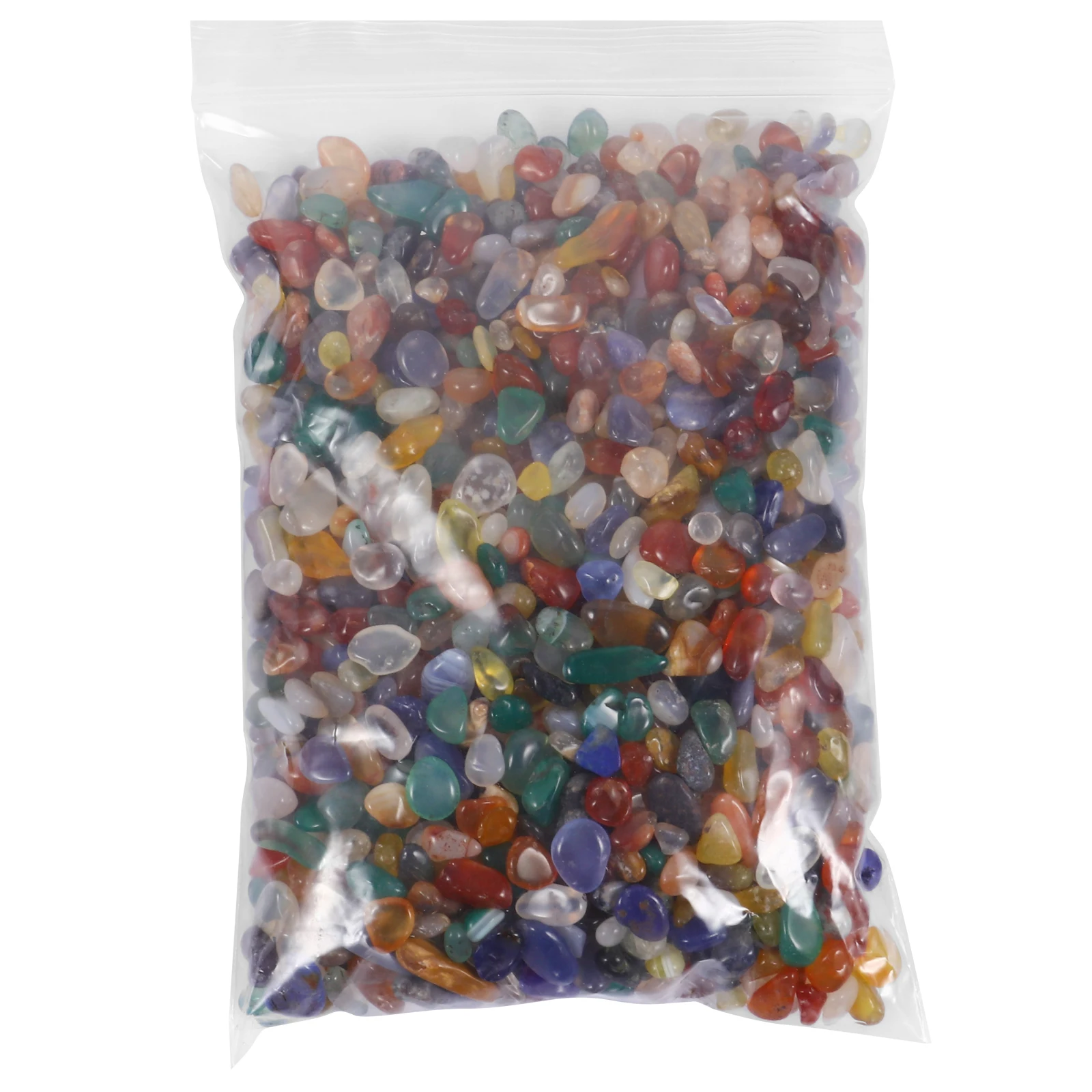 

Agate Gravel Decoration for Aquarium Stone Tumbled Crystal Fish Tank Vase Filler Natural Polished