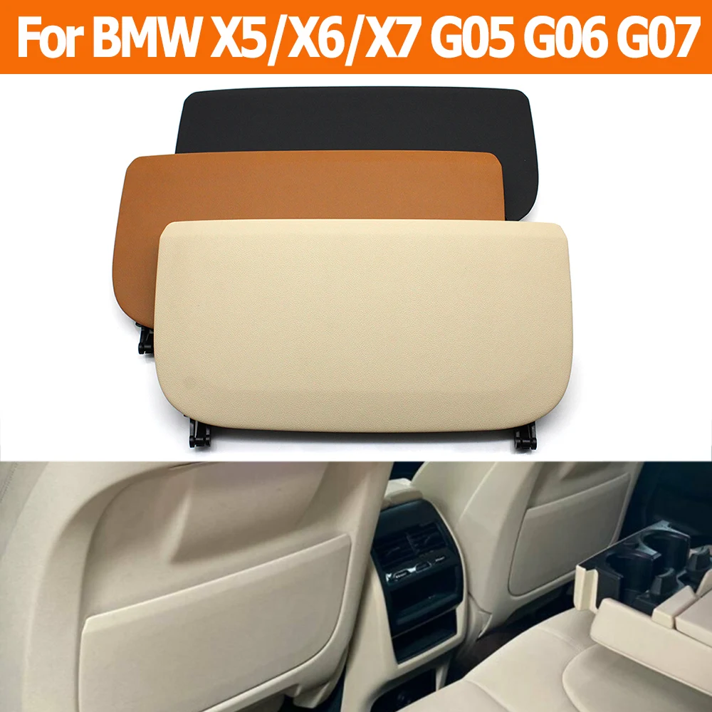 Car Seat Back Pack Leather Backrest Storage Pocket Cover For BMW X5 X6 X7 G05 G06 G07 2019-2013 52107497158 52107497160