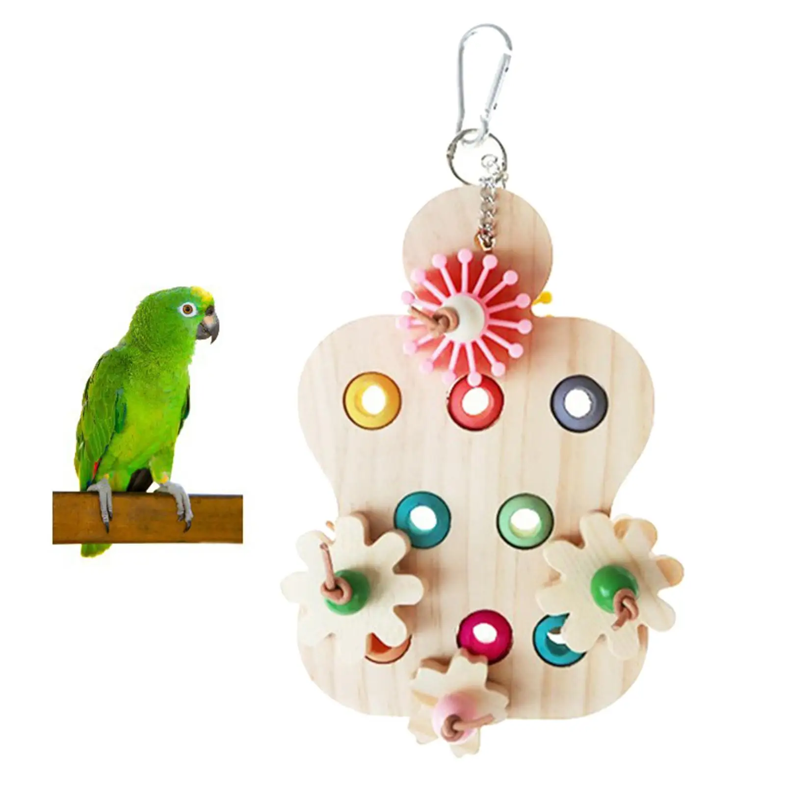 2021 Chew Toy Interactive Trainer for Family Outdoor Large Parrot