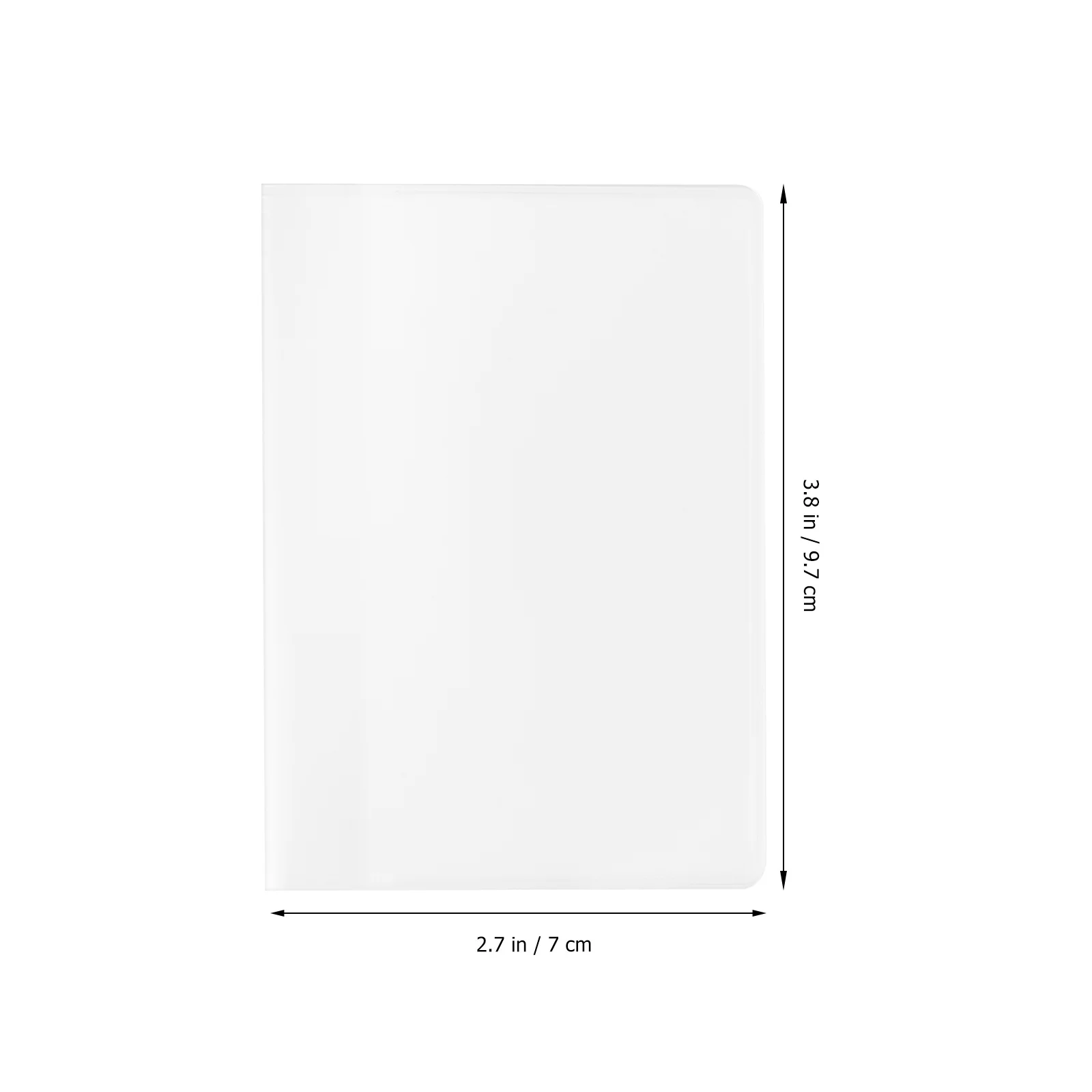 2 قطعة حامل بطاقة الائتمان البلاستيك المحفظة المنظم إدراج قابلة لإعادة الاستخدام المحمولة خفيفة الوزن دائم لحامل بطاقات البطاقة #3