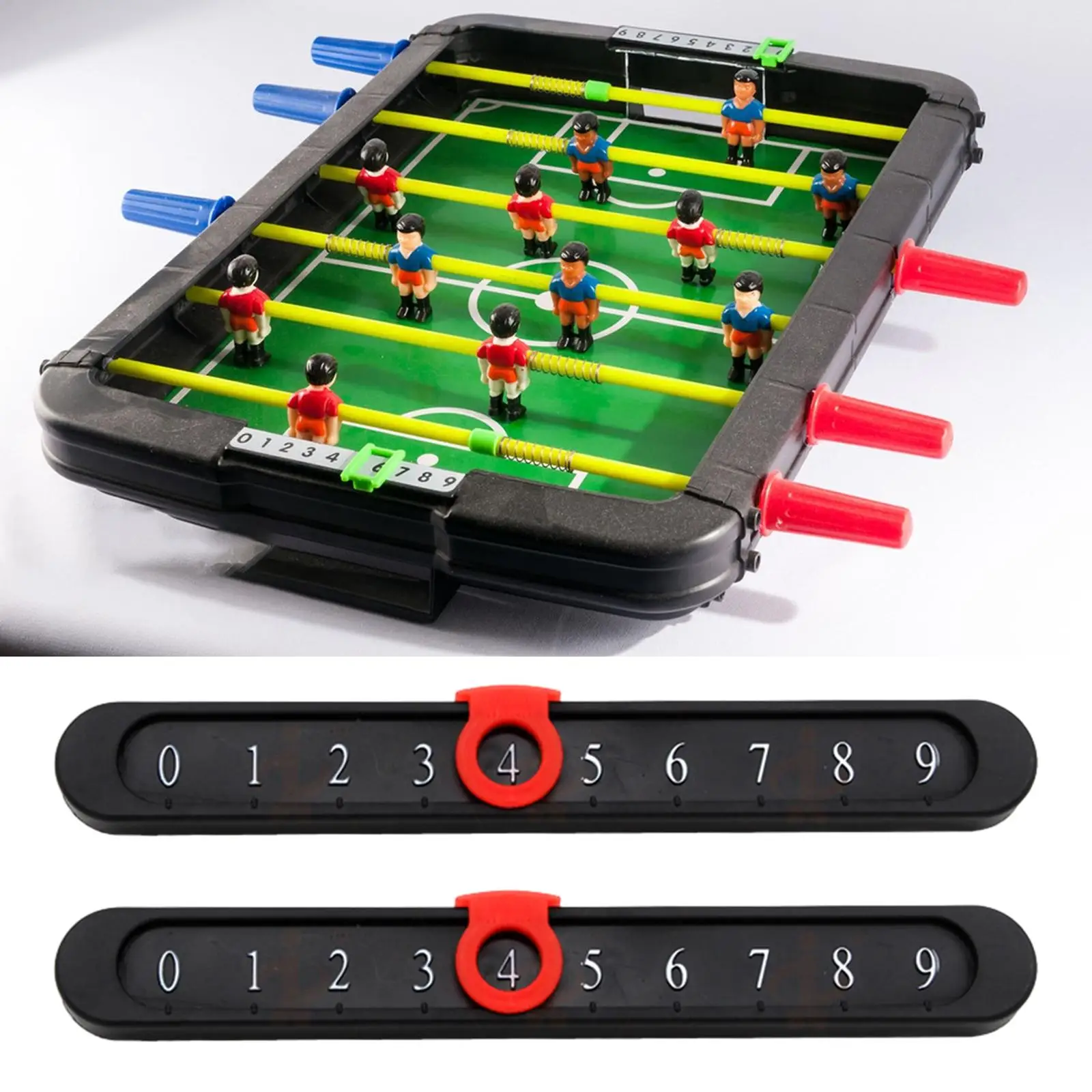 2x Foosball Score Counters Foosball Table Scoreboard Table Soccer Scoreboard Record for Air Hockey Foosball Scoring Counters