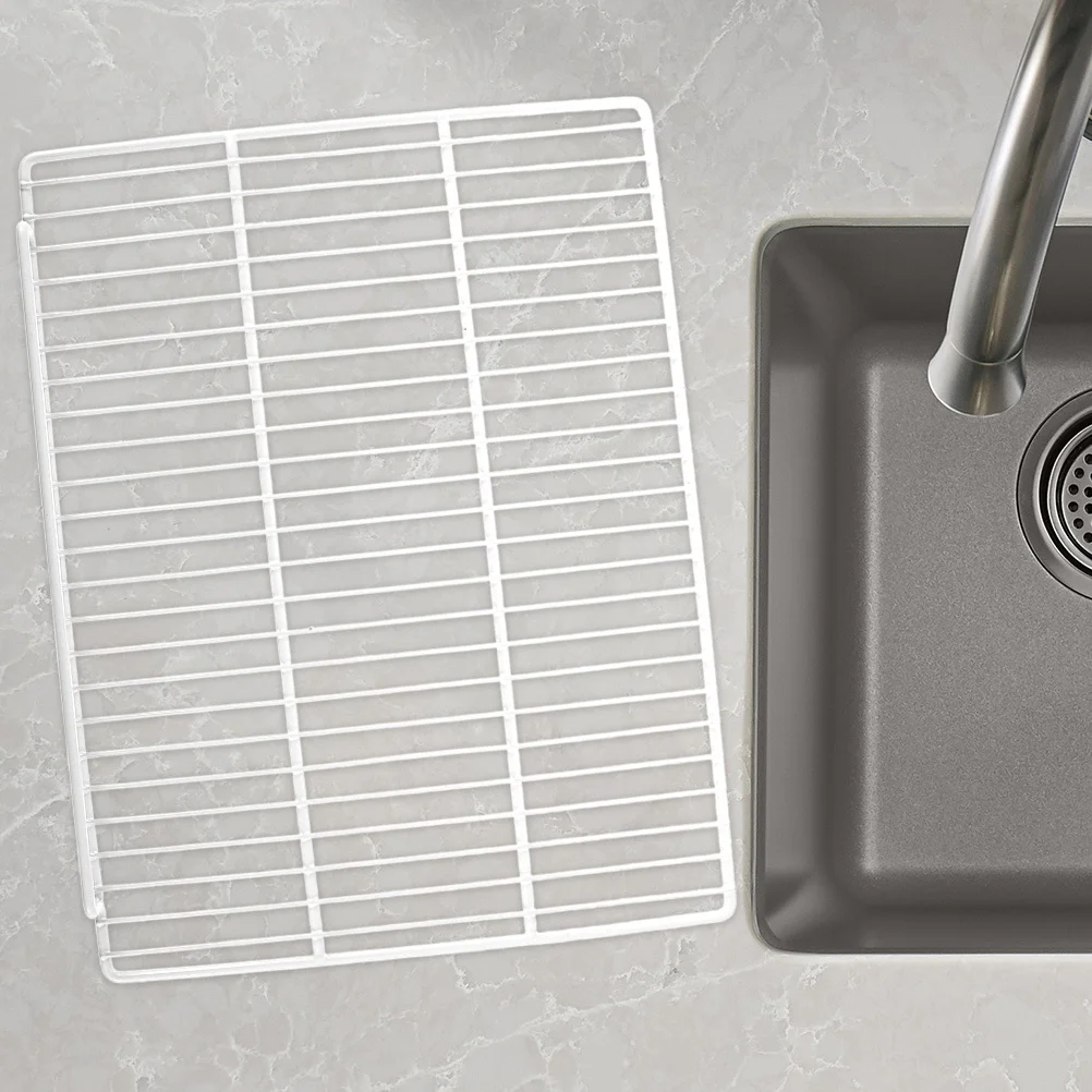 

2Pcs Refrigerator Shelf Organizer: Metal Wire Rack Divider for Fridge Freezer Storage - Space Optimization Vertical Panel