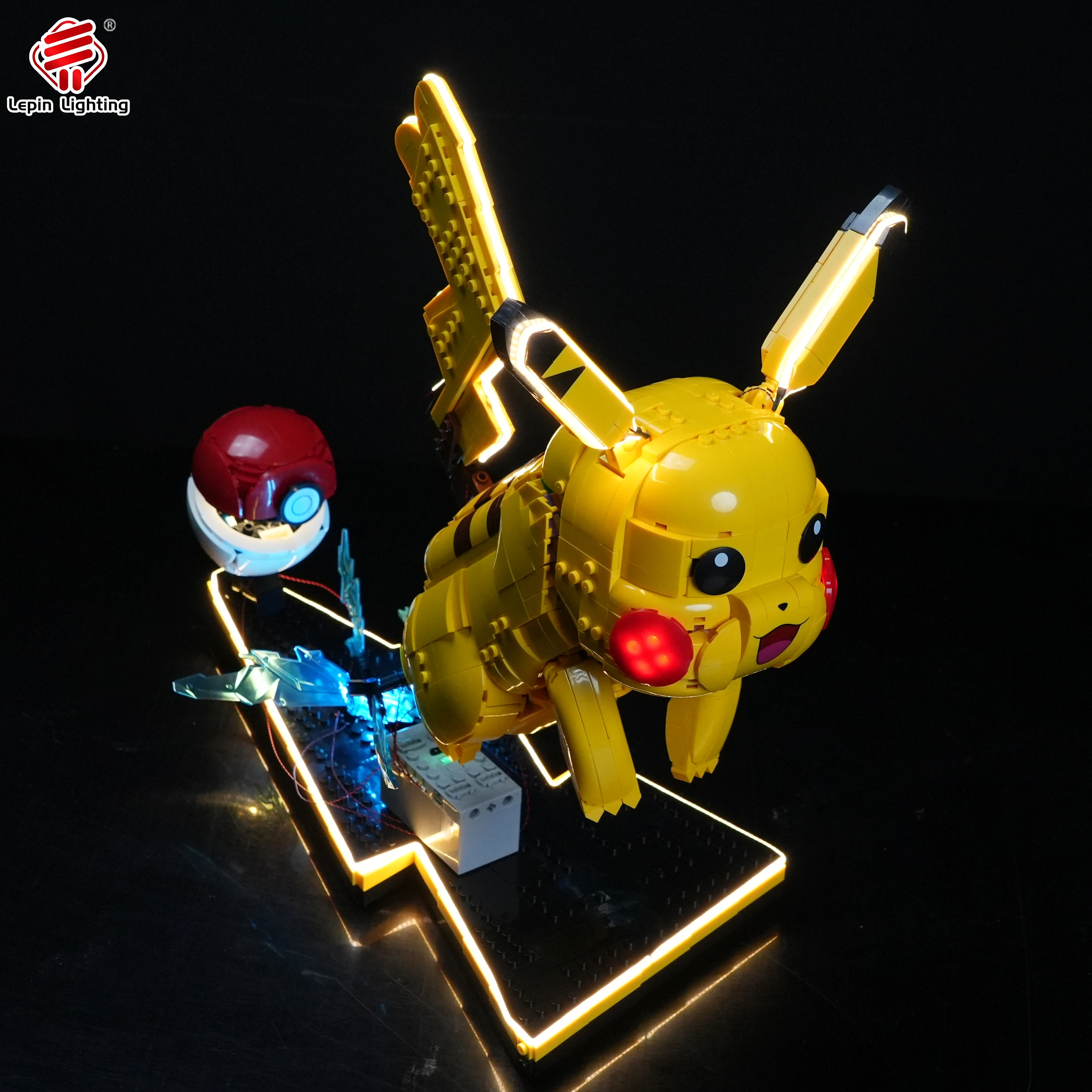 

LED Lighting Kit for 72152 Pikachu and Ball Bricks Model Decorative Light (No Model Included)