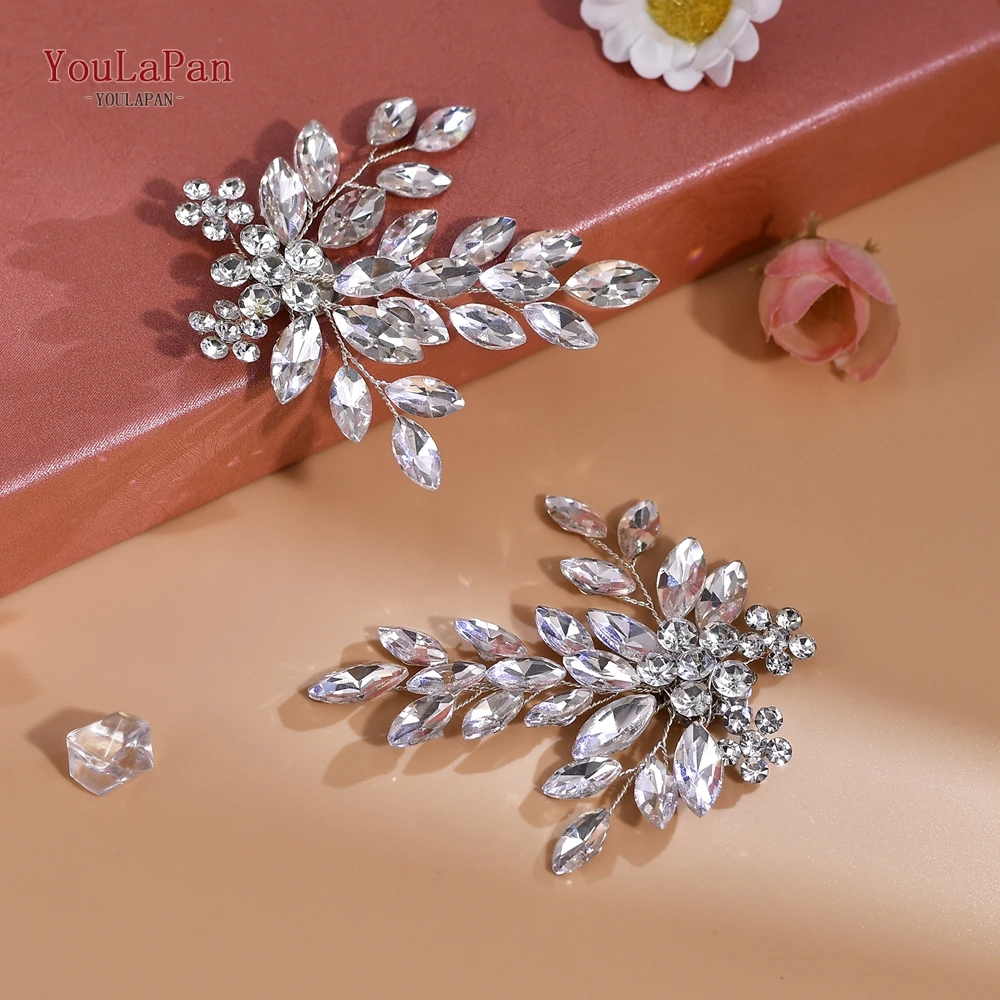 YouLaPan, Clips para zapatos con diamantes de imitación, Clips para zapatos a la moda, decoración, accesorios nupciales, Clip para zapatos, hebilla con dije para mujer, tacón alto HX50