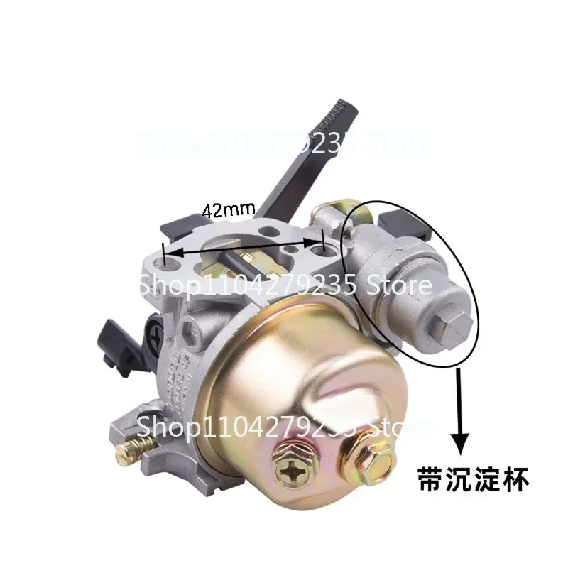 170F gasoline engine through the carburetor, pump centrifugal  micro tiller  168 precipitation cup carburetor