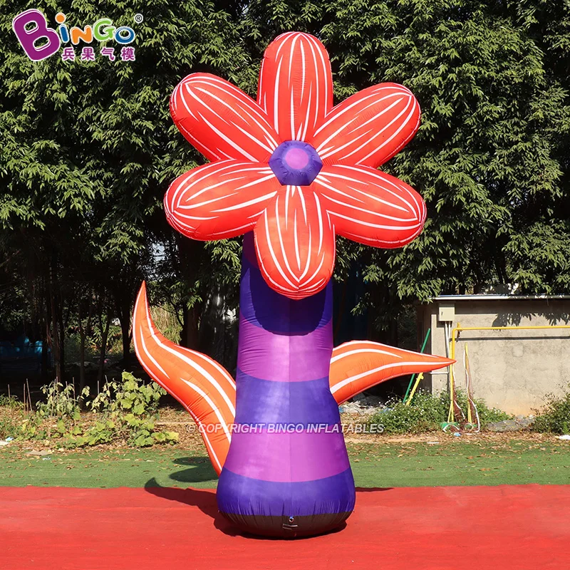 Exquisite Advertising Inflatable Art Flower For Event Exhibition Mall Decoration Airblow Combination Lighting Flower Toys