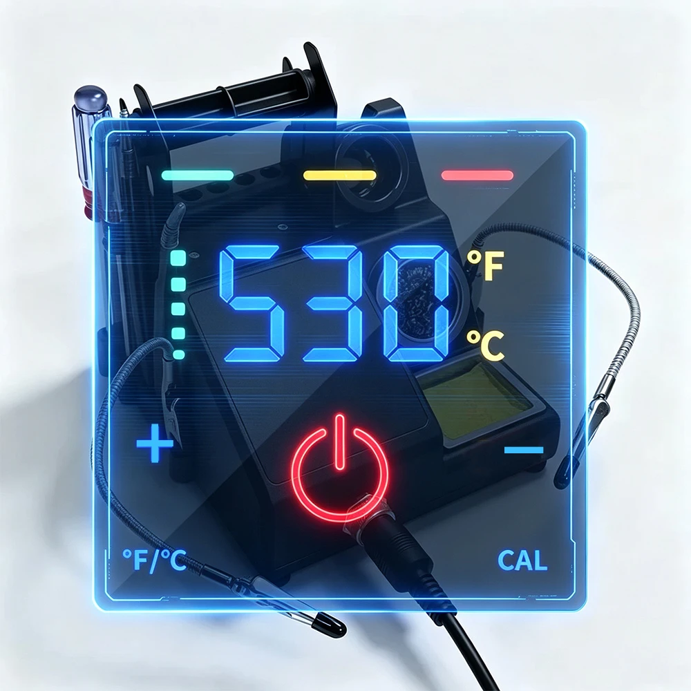 Digitalanzeige, Lötkolbenstation, temperaturverstellbar, LED-Anzeige, PID-Temperaturregelung, schnelle Erwärmung – Detail 26